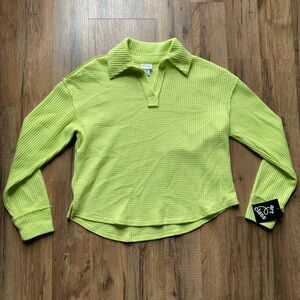 NWT art class Waffle Knit (Green)